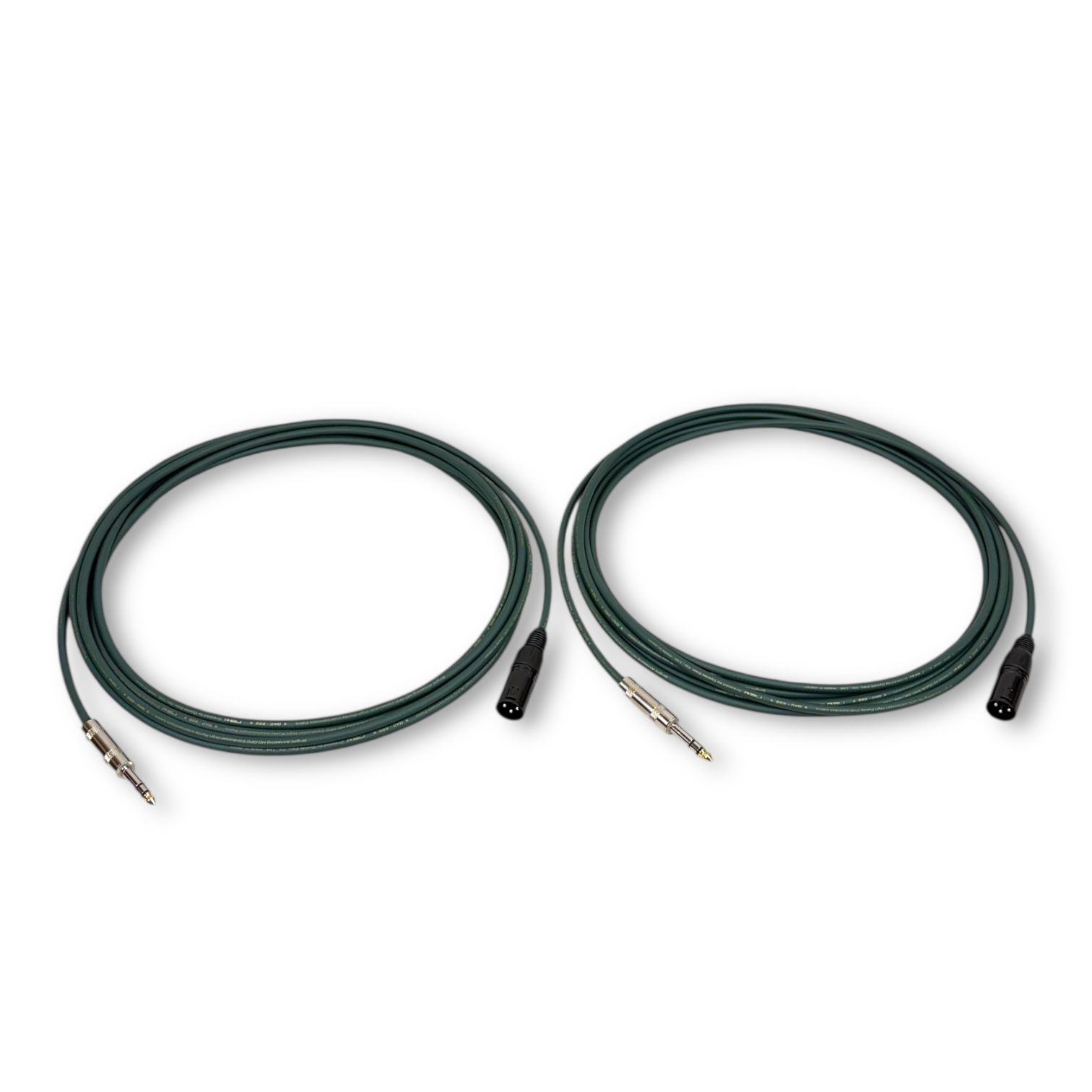 OYAIDE QAC-222 TRS XLR ケーブル 5 m 2本セット