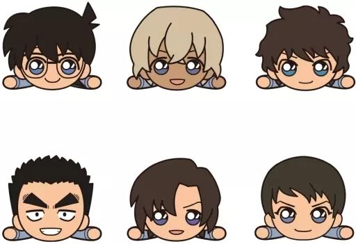 【】雑貨 全6種セット 「名探偵コナン 寝そべりぬいぐるみ ぷち 警察学校Ver.」