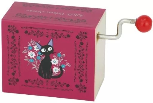 中古】雑貨 ジジ フローラル 手巻きオルゴール 「魔女の宅急便