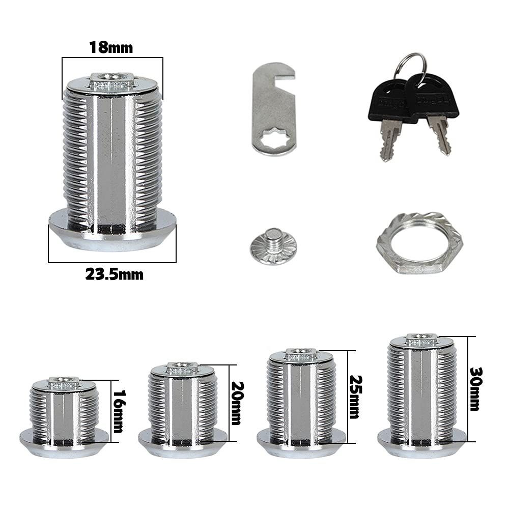 真鍮製キャビネットカムロック コンピューターキー2個付き セーフボックスドア引き出し機器用 レアロック JA72 G1 1個(205 在庫セール】引き出し  キャビネット ドア 16mm ロック 鍵 キー2個付き 錠 シリンダー錠 補助錠 カムロック 戸棚/食器棚/郵便ポスト/ロッカー ... 真鍮製 引き出し用 キッチンキャビネットドア 1個(30mm)
