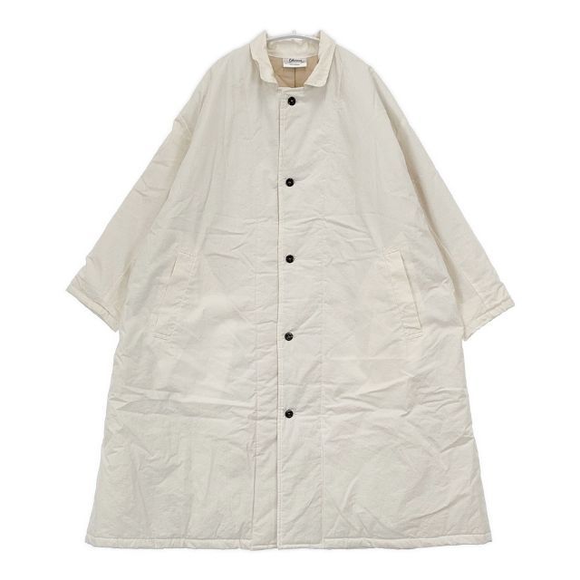 Yarmo YAR-19 AW CO 16 キルティングラボコート 中綿 コート オフホワイト レディース ヤーモ 5-1116 A∞