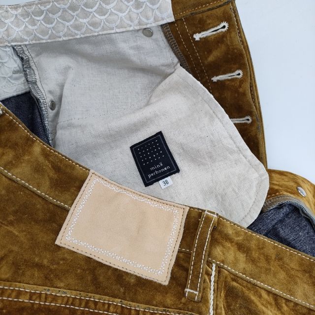 mina perhonen fete テーパードパンツ DN4566 定価55000円 フロッキー