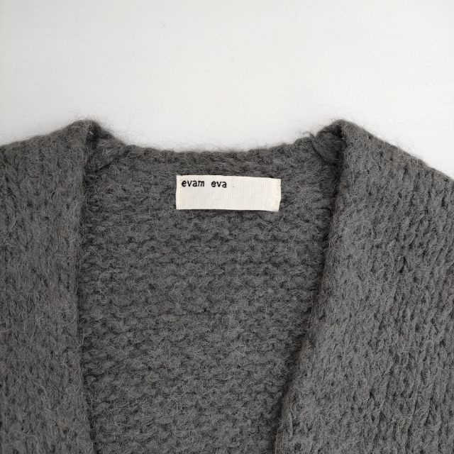 evam eva ライジングヤーンローブ 羽織 カーディガン E173K149 コート