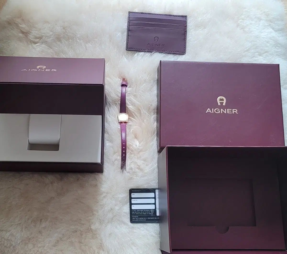 アイグナー 時計 カードウォレット フルセット