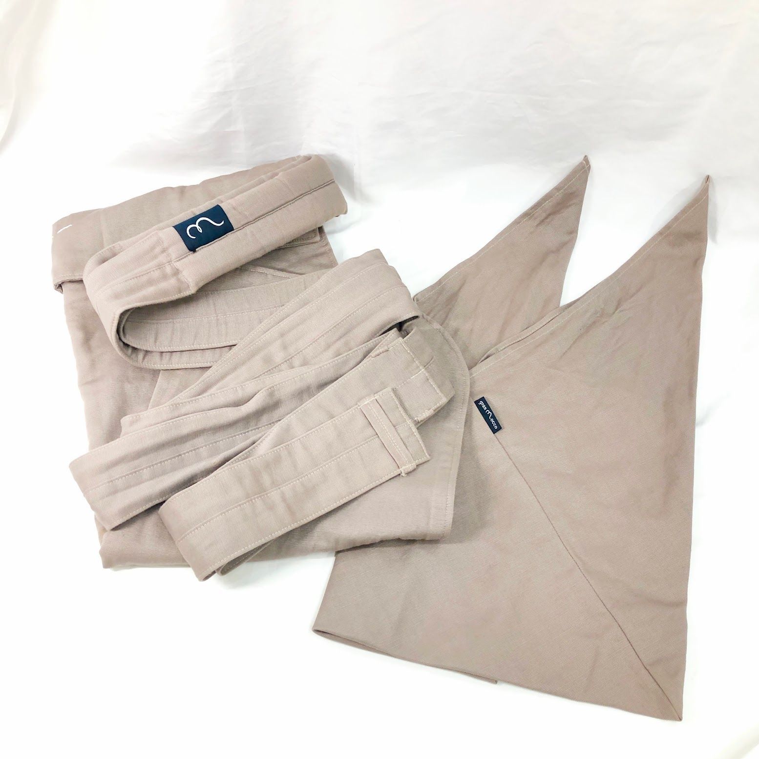 グランモッコ gram mocco 抱っこ紐 おんぶ紐 あずま袋 亜麻色