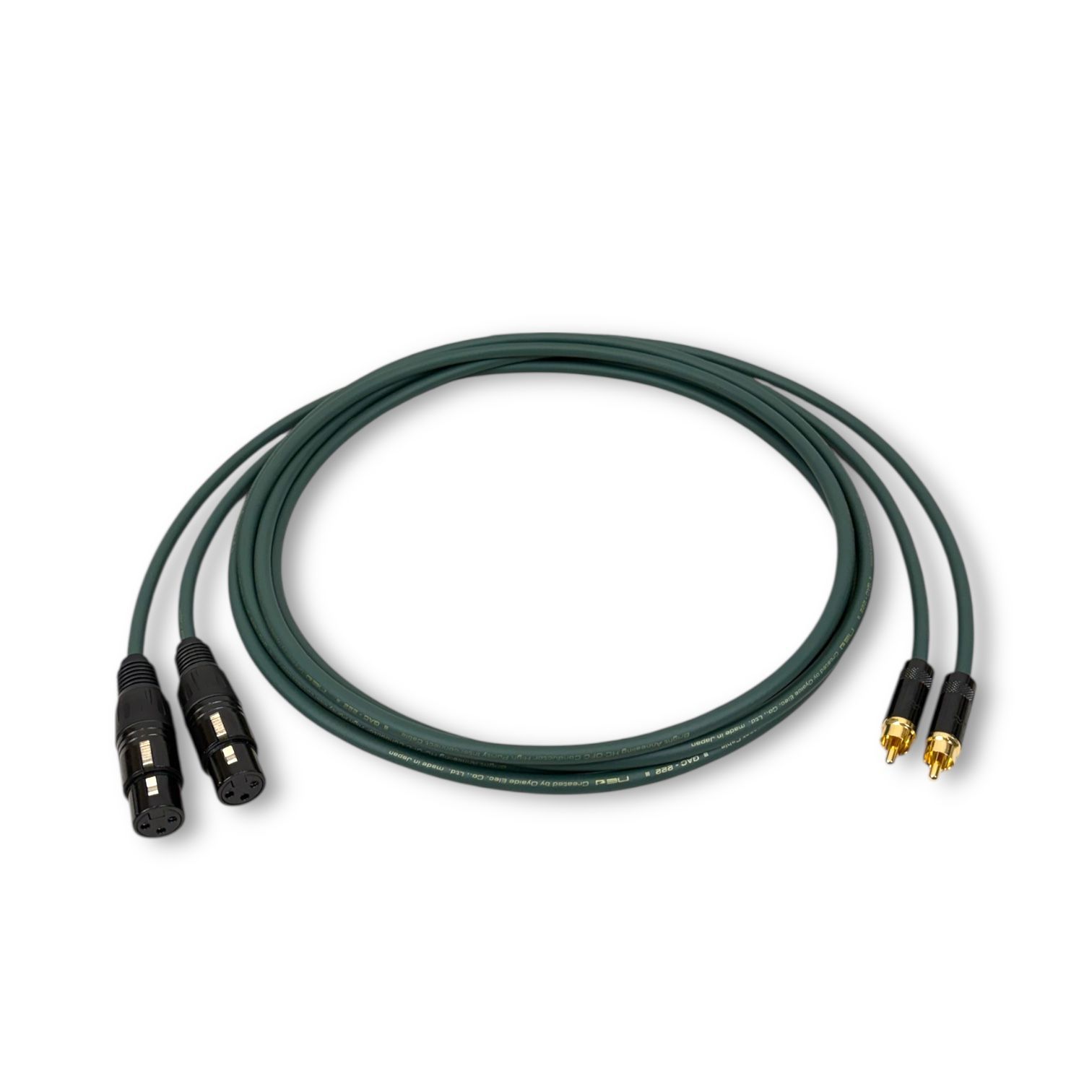 OYAIDE QAC-222 RCA ケーブル 2m 2本セット