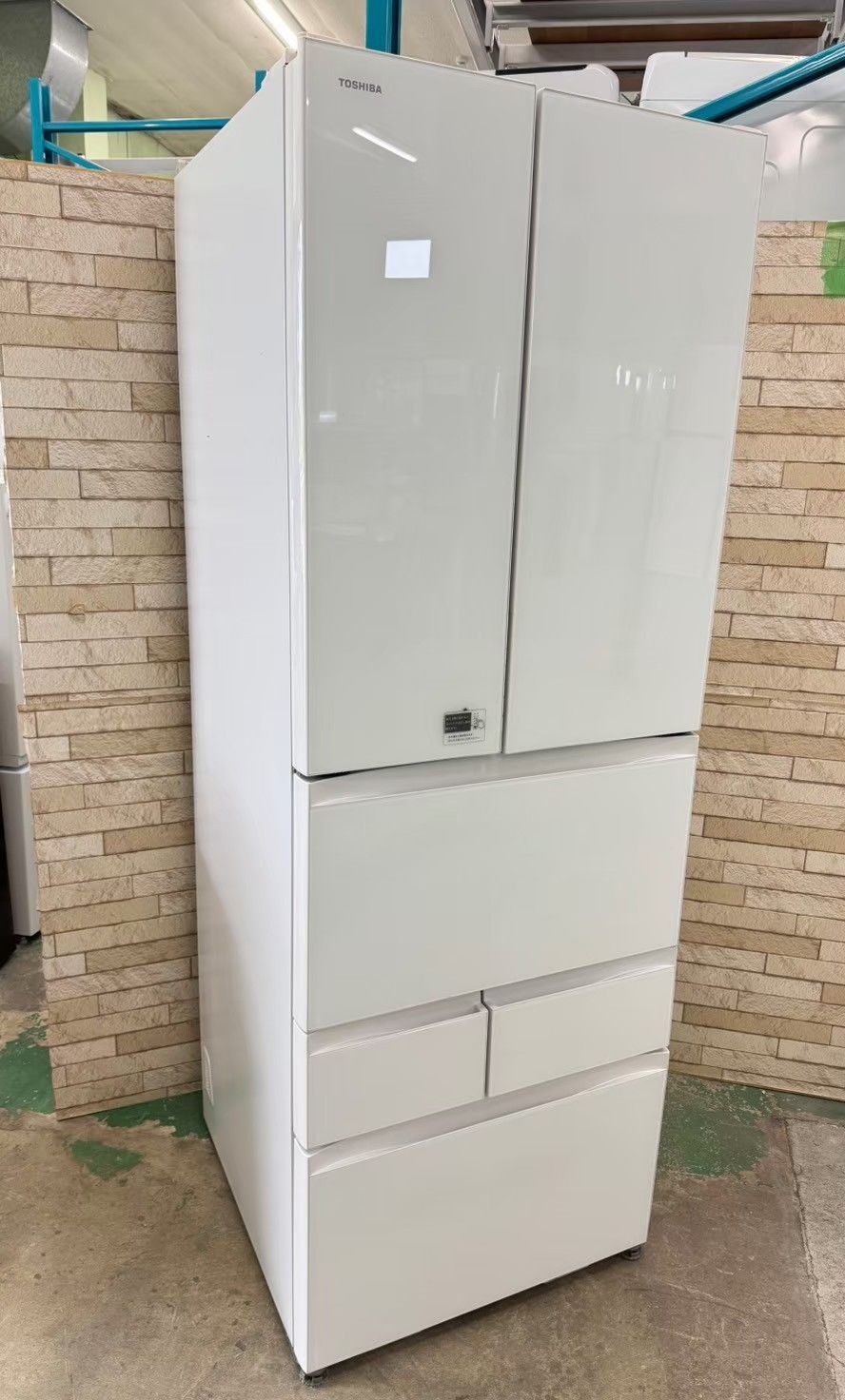 大阪送料無料☆3か月保障付き☆冷蔵庫☆東芝☆6ドア☆2018年☆GR