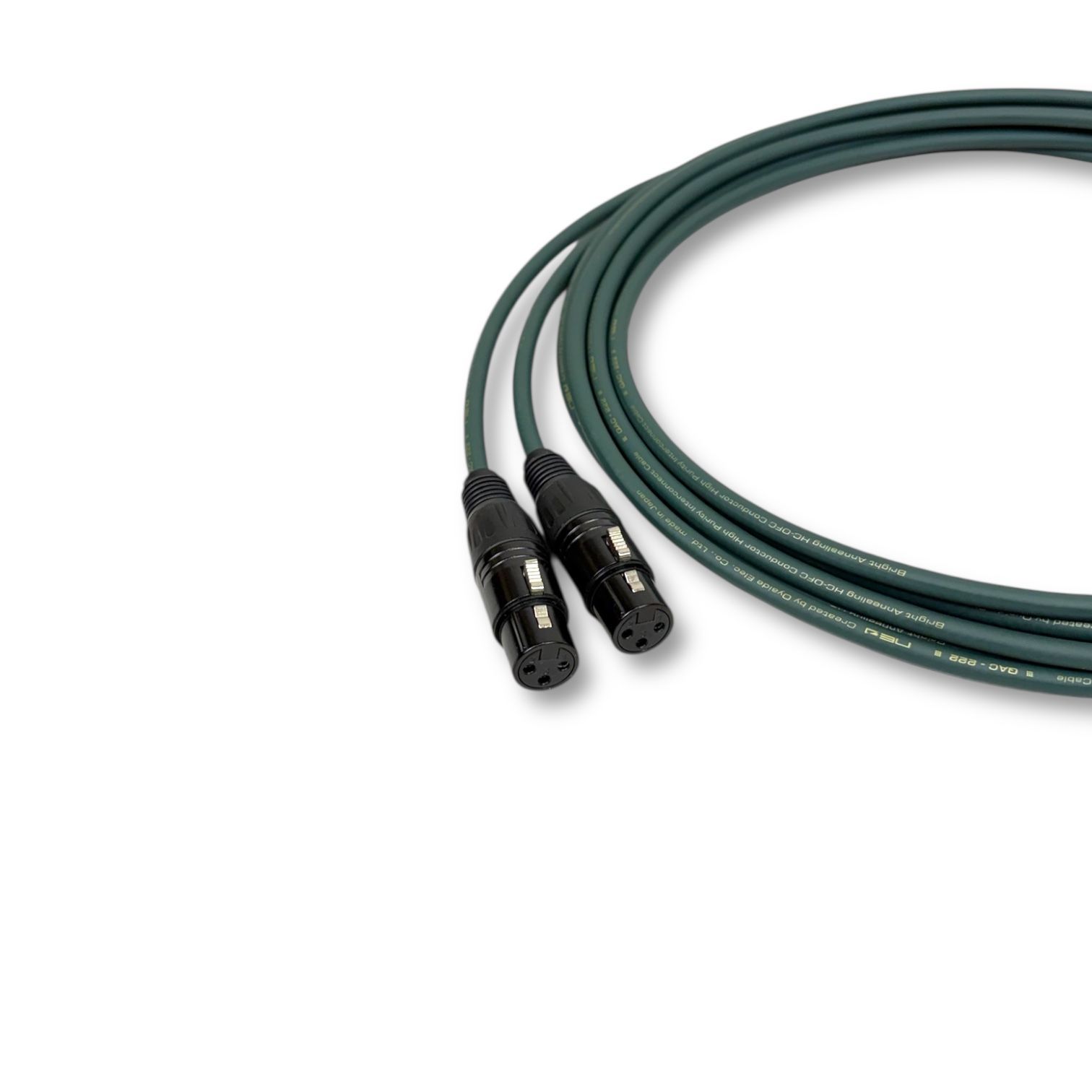 OYAIDE QAC-222 TRS XLRケーブル 2m 2本セット OYAIDE QAC-222【 0.5m