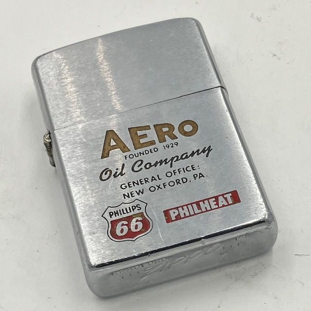 ZIPPO ビンテージ ジッポー 1968年 AERO Oil Company 66