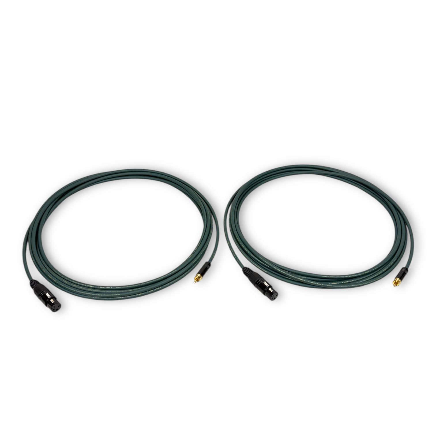 OYAIDE QAC 222 XLR RCA ケーブル 5 m 2本セット