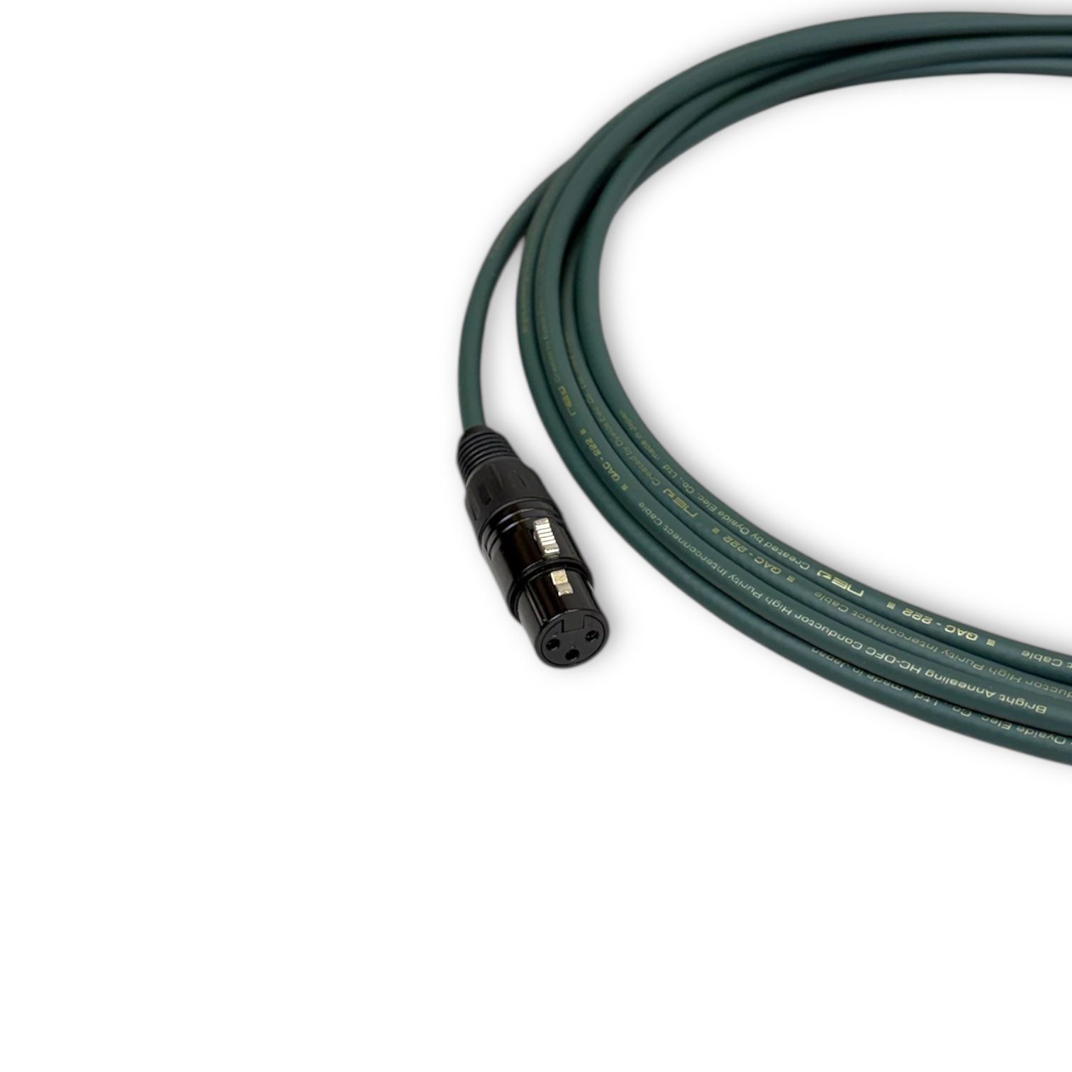 OYAIDE QAC 222 XLR RCA ケーブル 5 m 2本セット