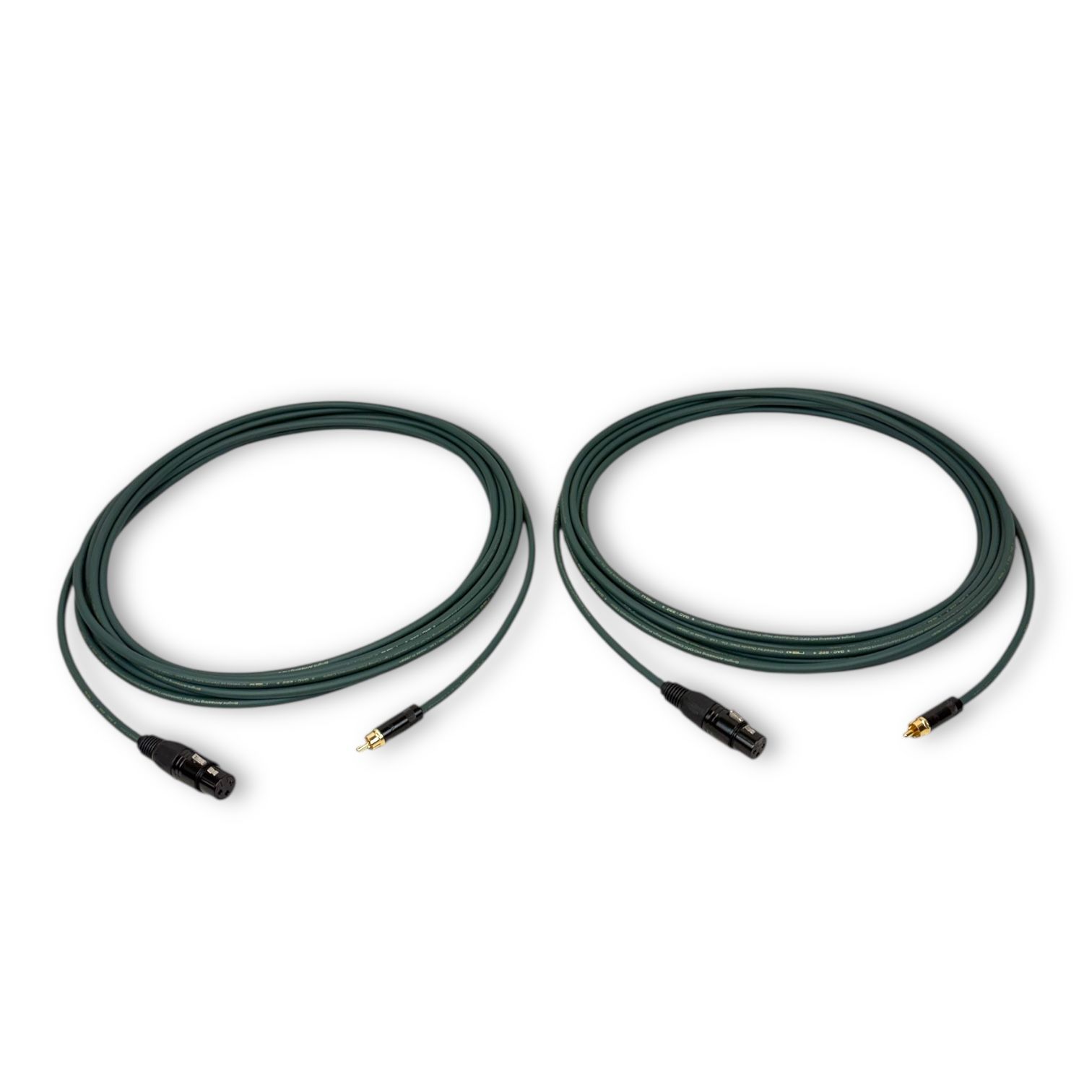 OYAIDE QAC-222 XLR RCA ケーブル 7 m 2本セット