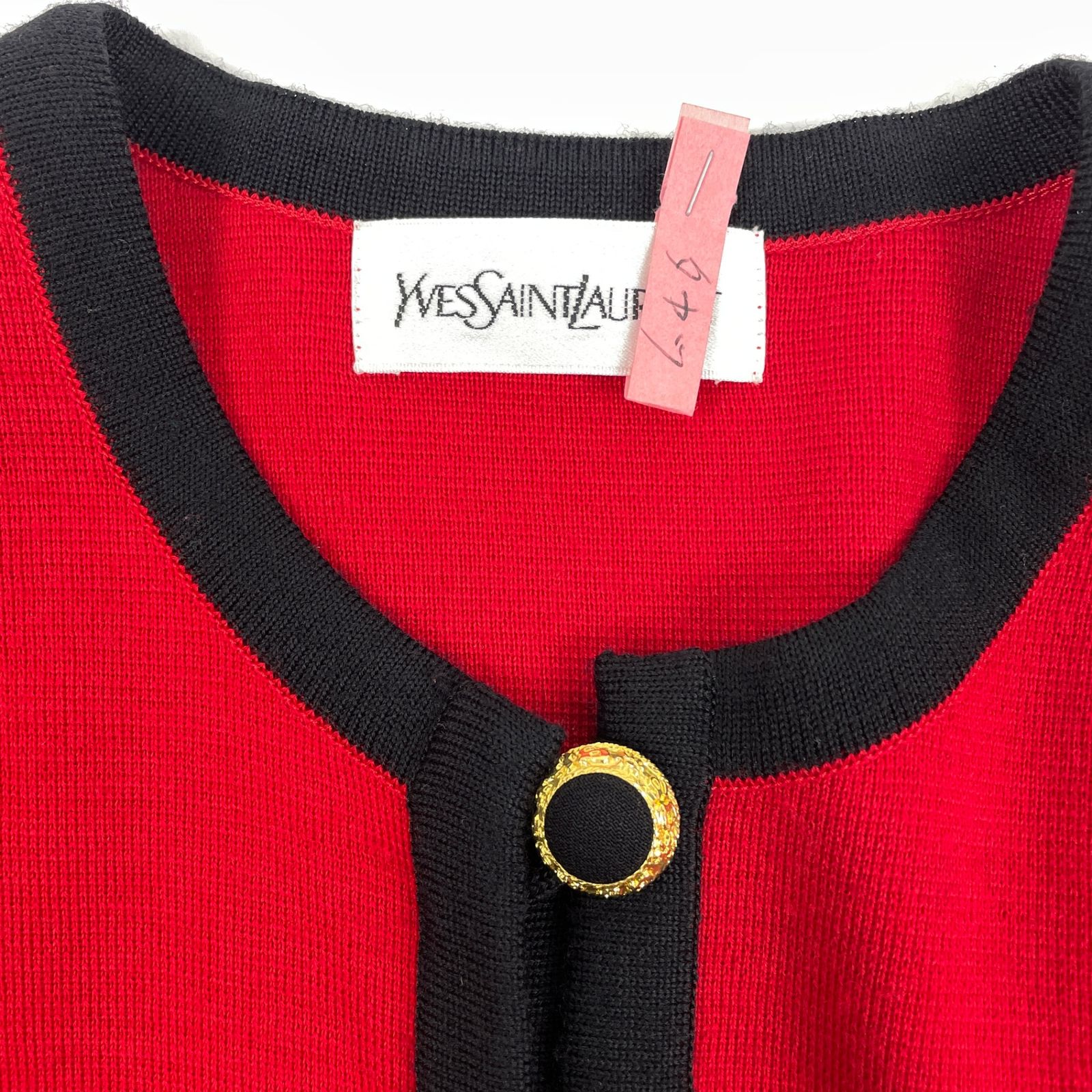 YVES SAINT LAURENT イヴ・サンローラン SUG5-875 セットアップ ニット