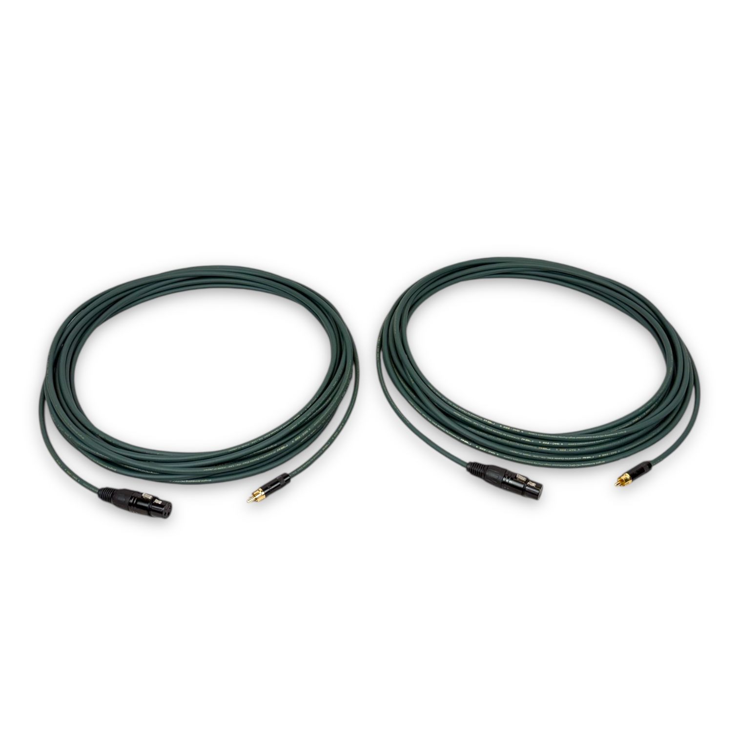 OYAIDE QAC-222 XLR RCA ケーブル 10 m 2本セット