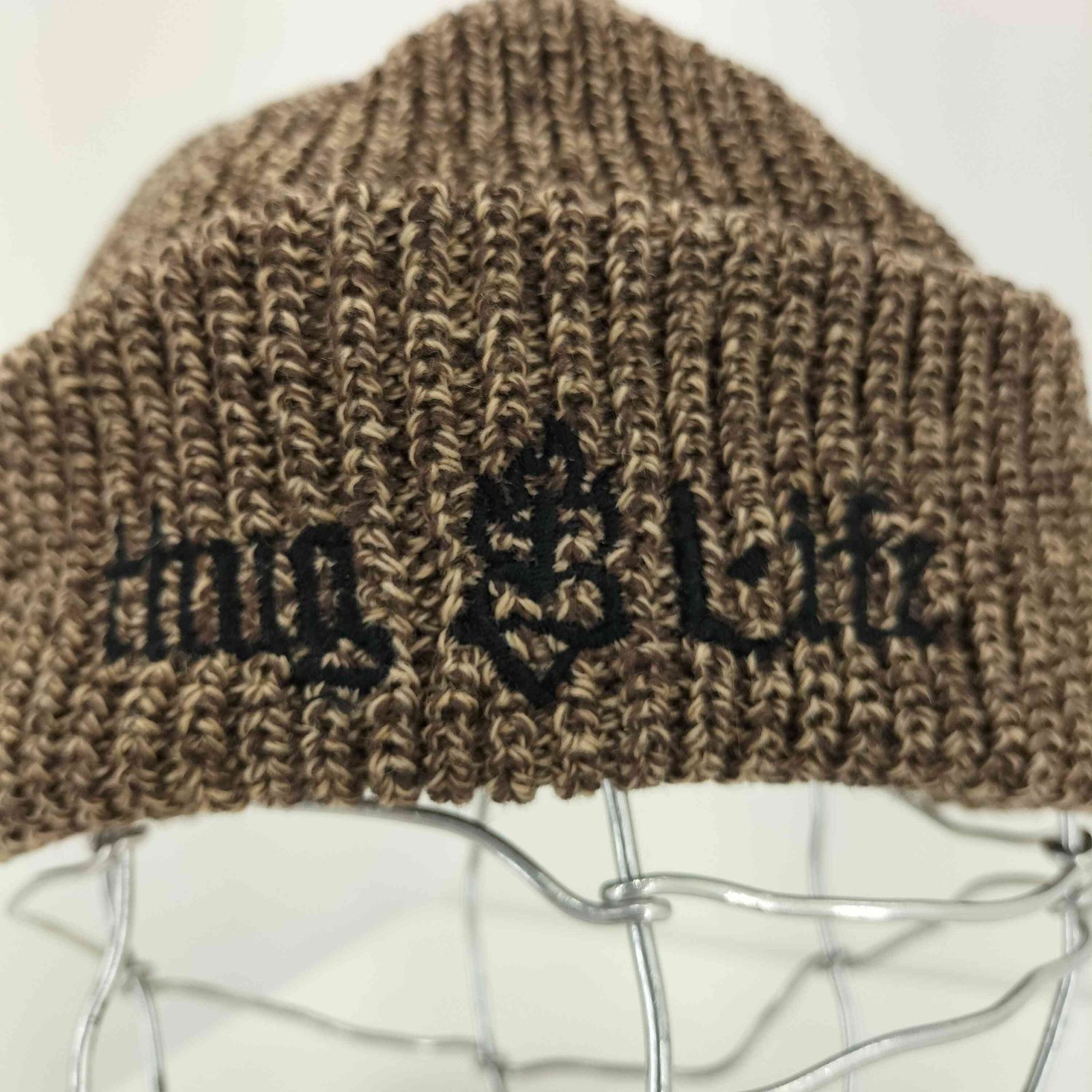 ギャングスタビル GANGSTERVILLE SCARED HEART KNIT CAP スカード