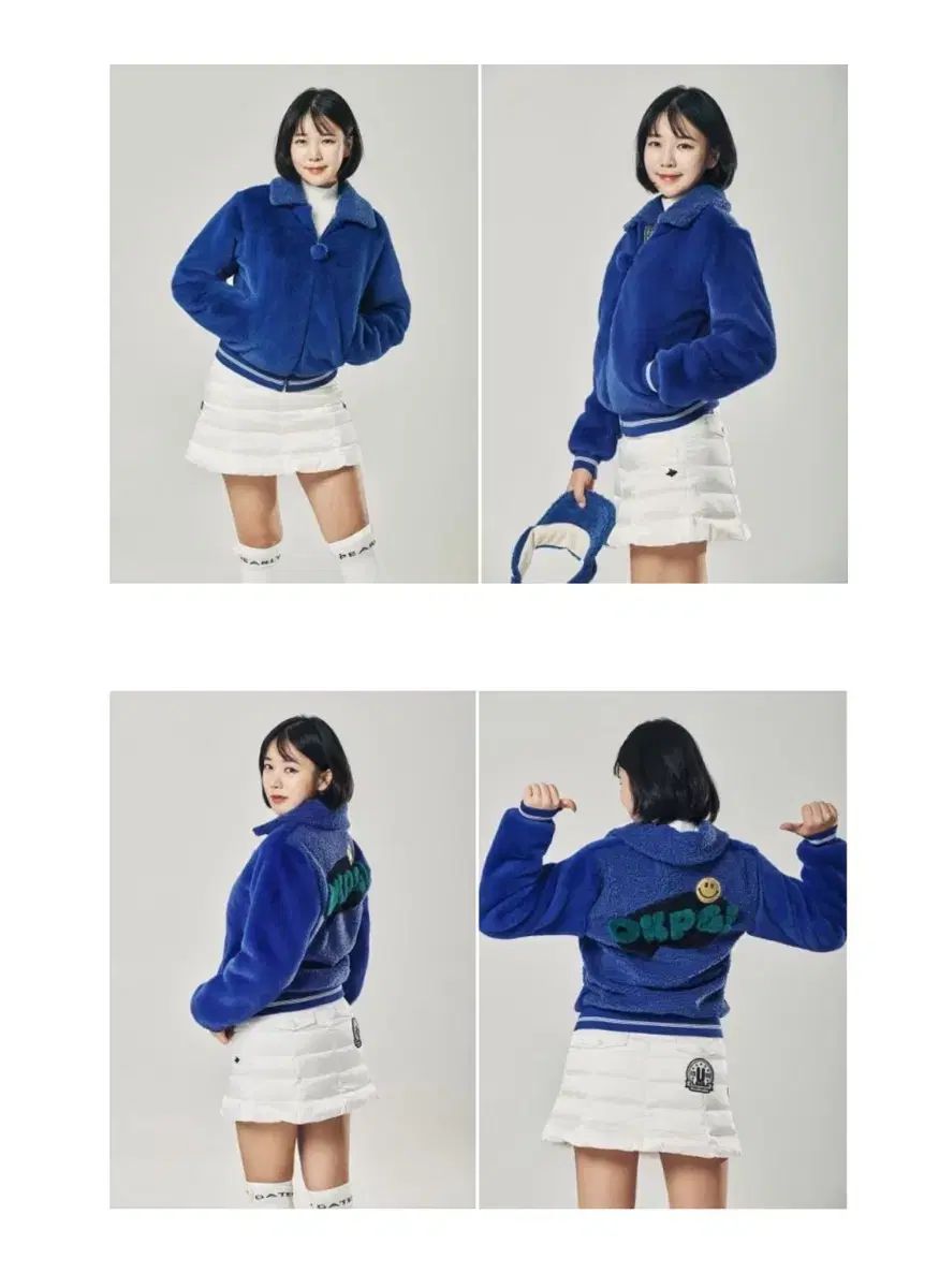 正規品/パーリーゲイツ)フィットがとてもかわいいグース ダウン