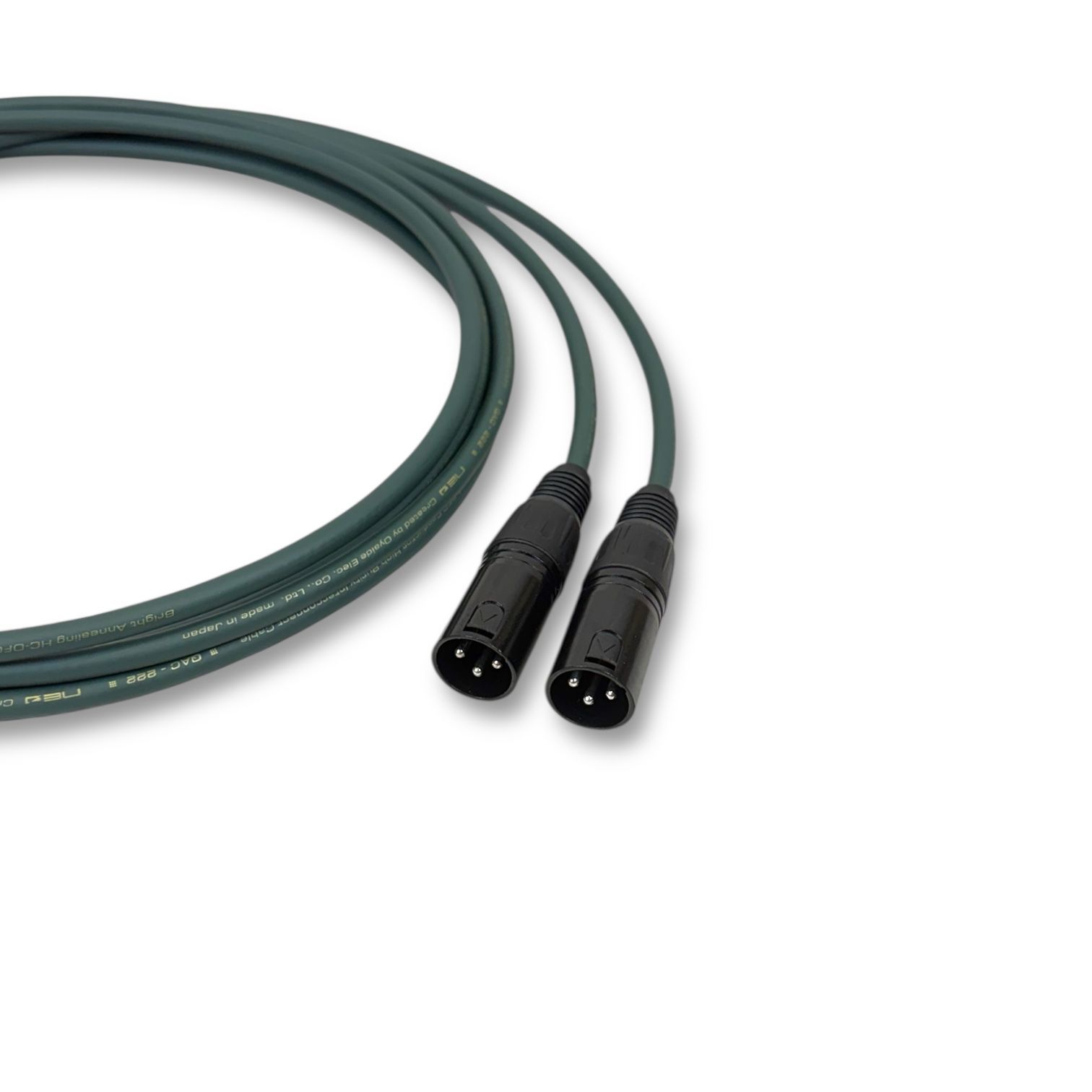 OYAIDE QAC-222 RCA 公式 XLR ケーブル 2m 2本セット