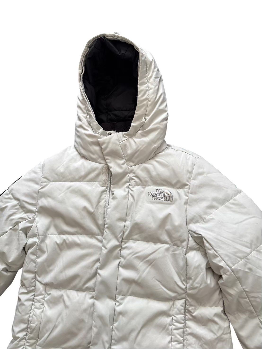  THE NORTH FACE 2 WAY ロングダウンコート ジッパー着脱でミドル丈にも変形 ホワイト アウター ダウンコート 中綿コート コート