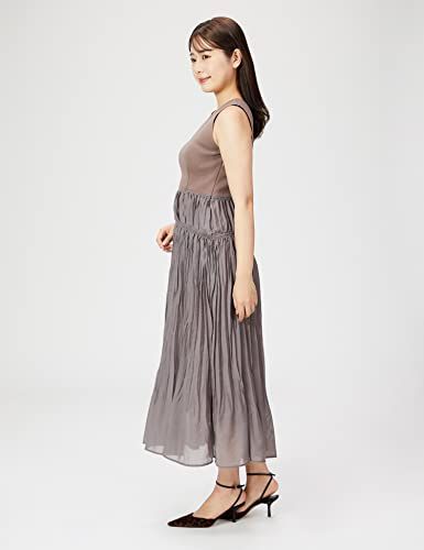 ウィロープリーツドッキングニットワンピース