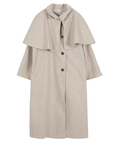 神戸レタス ケープ取り外し スタンド ロングコート レディース コート ロング ロング丈 アウター K 1258 M エクリュmix