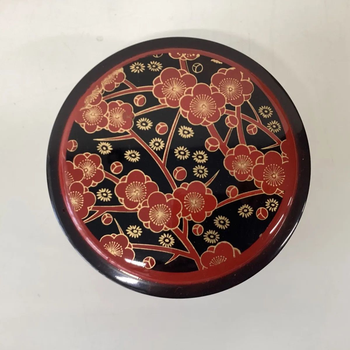 昭和レトロ】ちらし寿司 寿司桶 一人用 蓋付き 梅柄 5個セット 特価