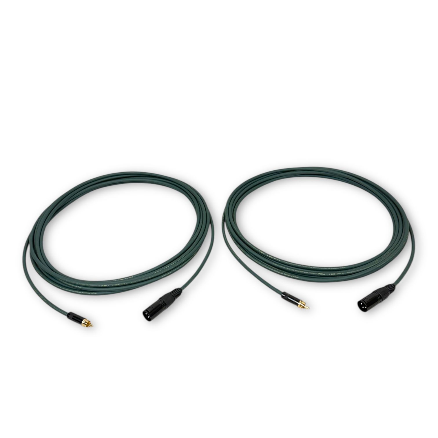 OYAIDE QAC-222 RCA XLR ケーブル 7 m 2本セット