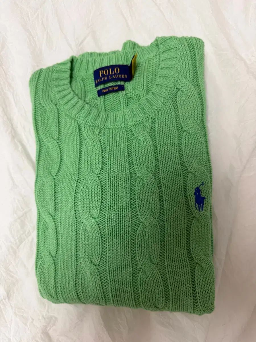ポロラルフローレン ケーブル 半袖 ニット グリーン S - メルカリ