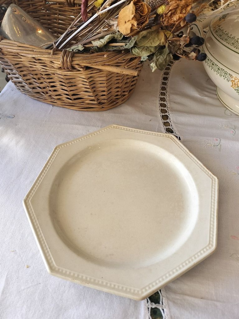 s*y様 【希少】クレイユモントロー　オクトゴナルC&S ① カップ　フランスア 希少】クレイユモントロー オクトゴナルC&S カップ フランス