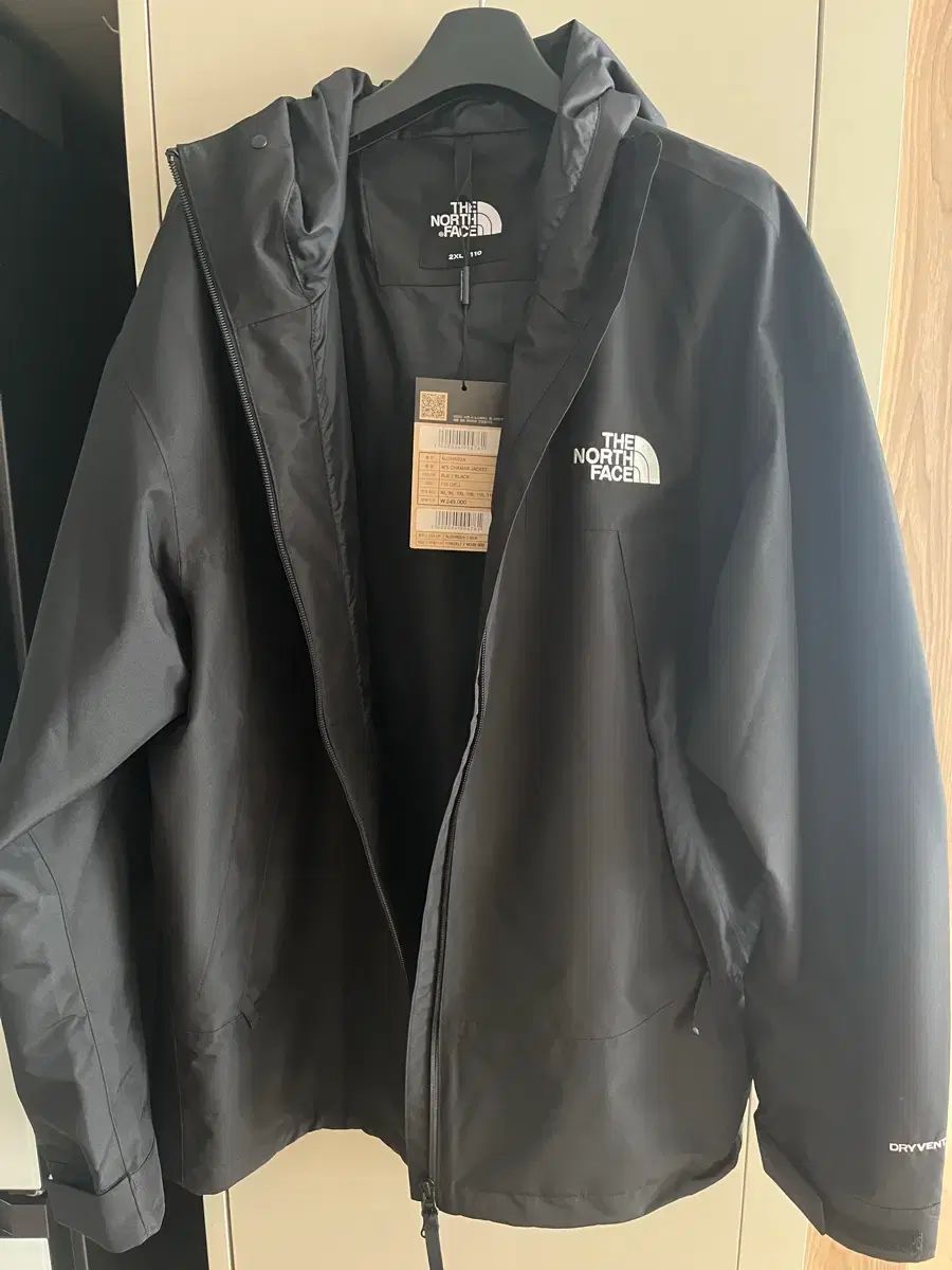 ザノースフェイス チャラム GORE TEX ウィンドブレーカー ジャケット ブラック 2 XL