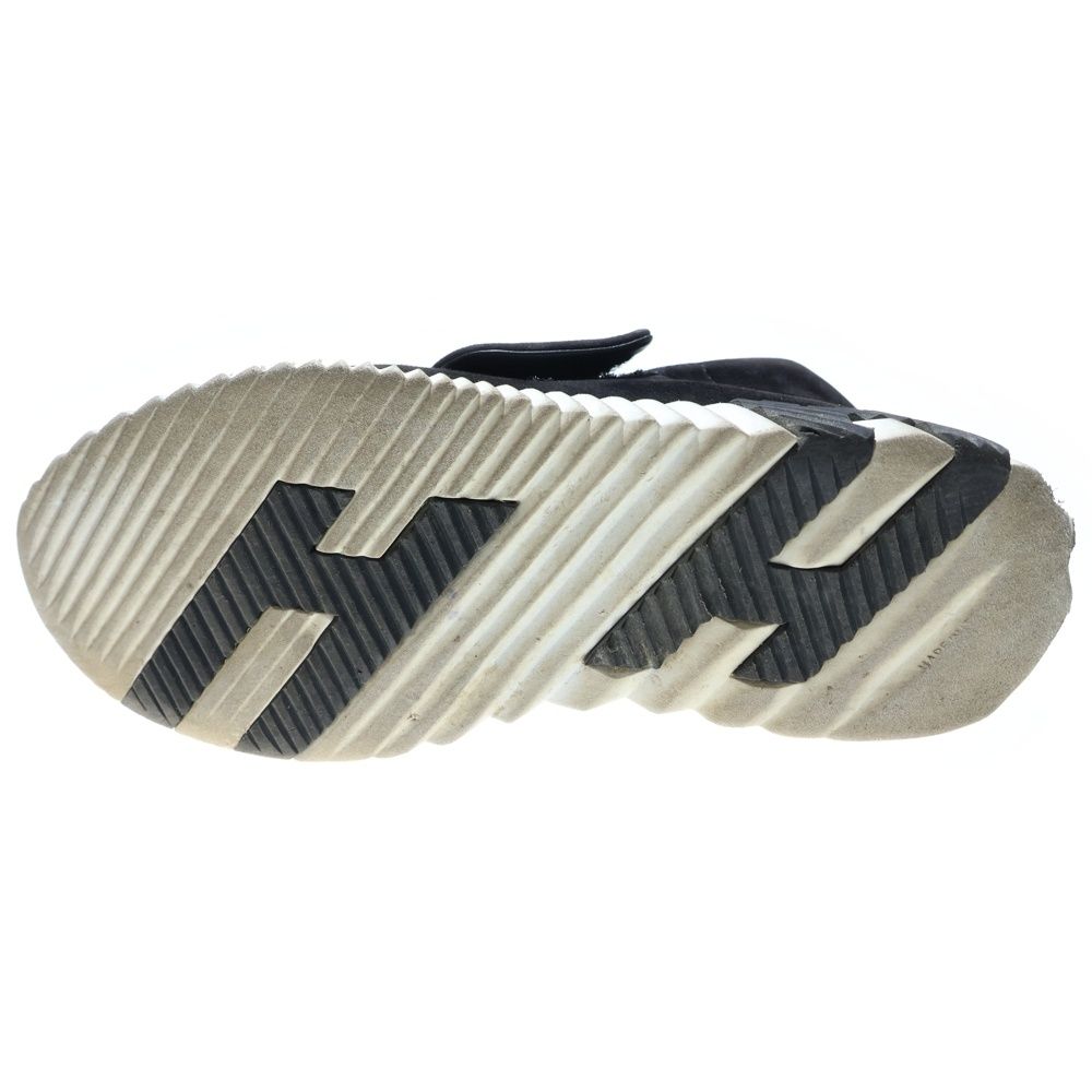 Hermes エルメス ベルクロ バウンシング スニーカー レザー 27 黒 HERMES (エルメス) バウンシング Hロゴ ベルクロ スエードレザー