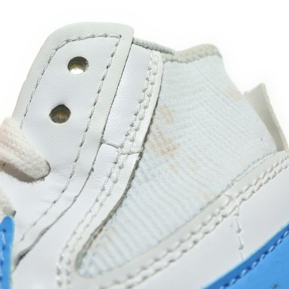 NIKE (ナイキ) BLAZER MID JUMBO UNIVERSITY BLUE ブレーザー ミッド ジャンボ ユニバーシティー レディース ブルー ミッドカットスニーカー US7/25cm DD3111-103