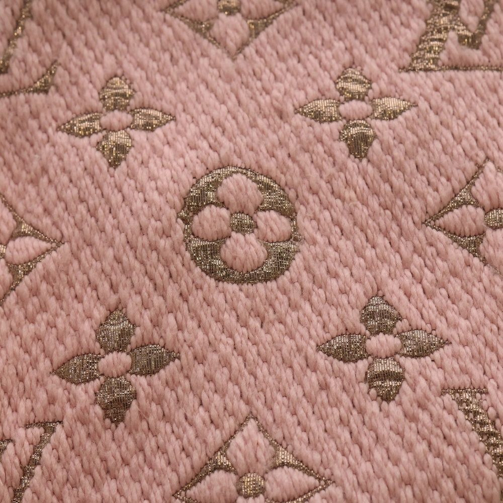 ルイヴィトン M70466　エシャルプ　ロゴマニア マフラー ピンク ウール ルイヴィトン M70466 エシャルプ ロゴマニア マフラー ピンク ウール