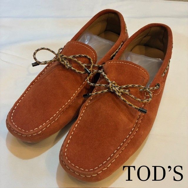 トッズ TOD'S ゴンミーニ スエードレザー ドライビングシューズ