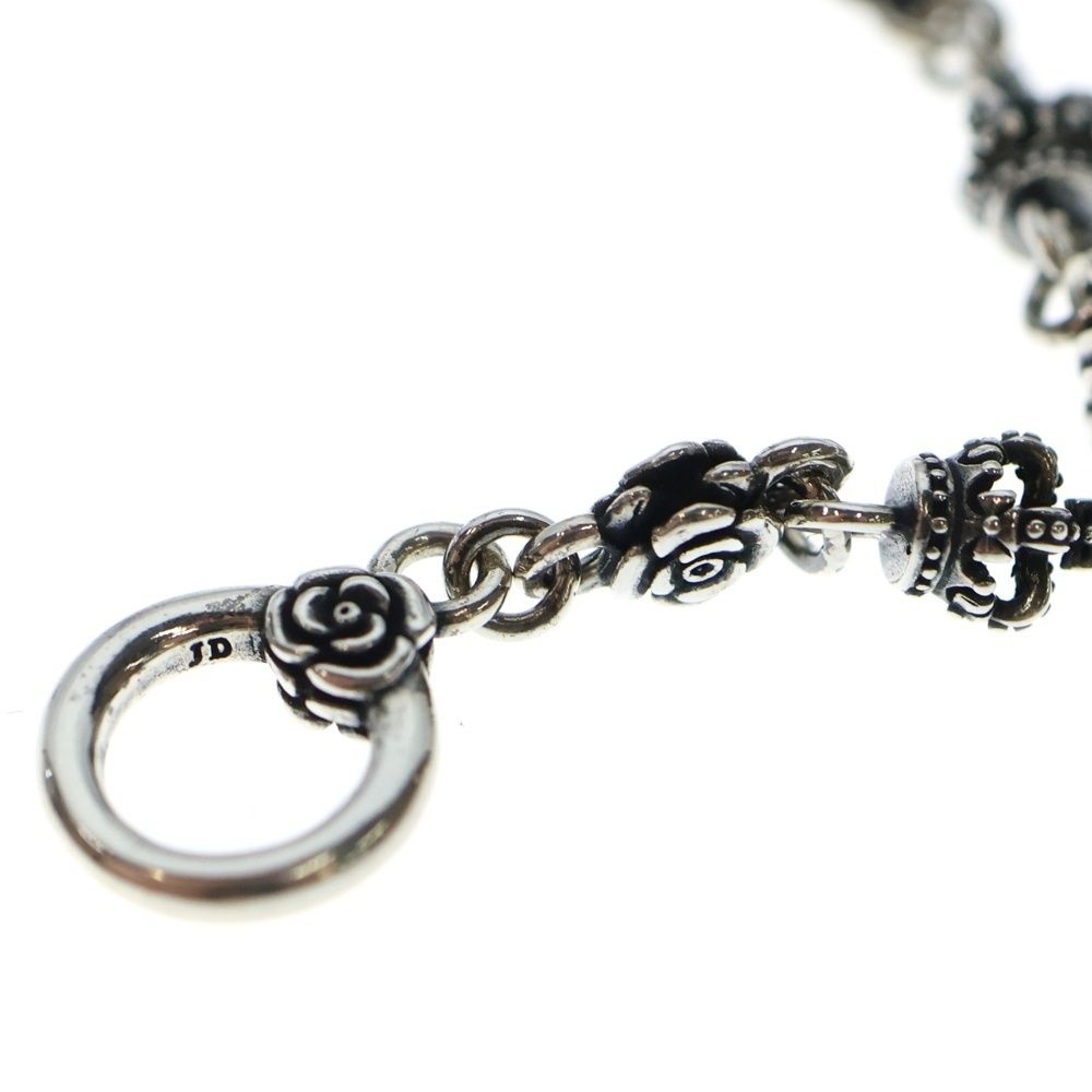 Justin Davis ジャスティンデイヴィス クラウン ローズ ブレスレット シルバー