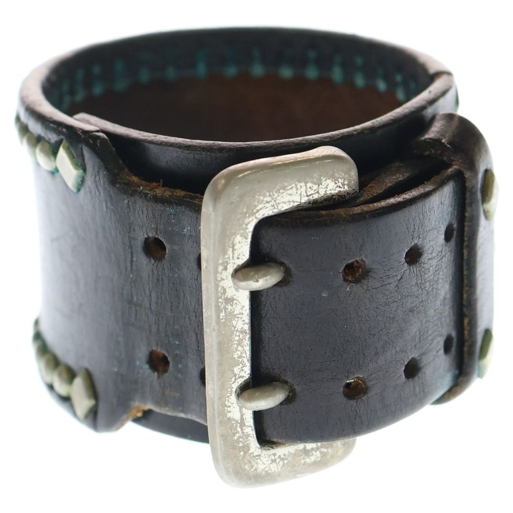 WOLF'S HEAD (ウルフズヘッド) 50mm スタッズ レザー ブレスレット