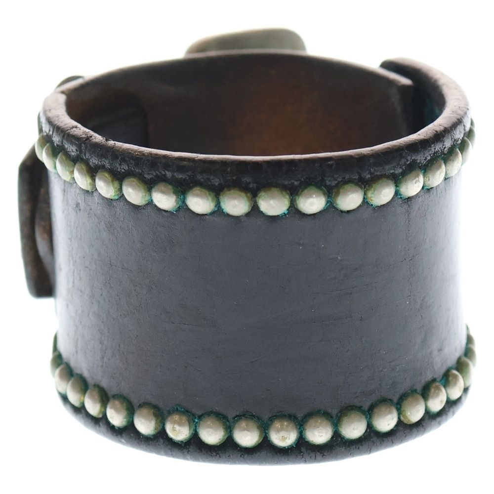 WOLF'S HEAD (ウルフズヘッド) 50mm スタッズ レザー ブレスレット