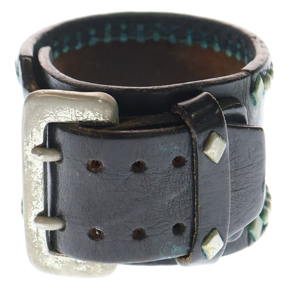 WOLF'S HEAD (ウルフズヘッド) 50mm スタッズ レザー ブレスレット