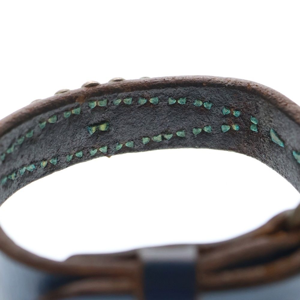 WOLF'S HEAD (ウルフズヘッド) 15mm スタッズ レザー ブレスレット