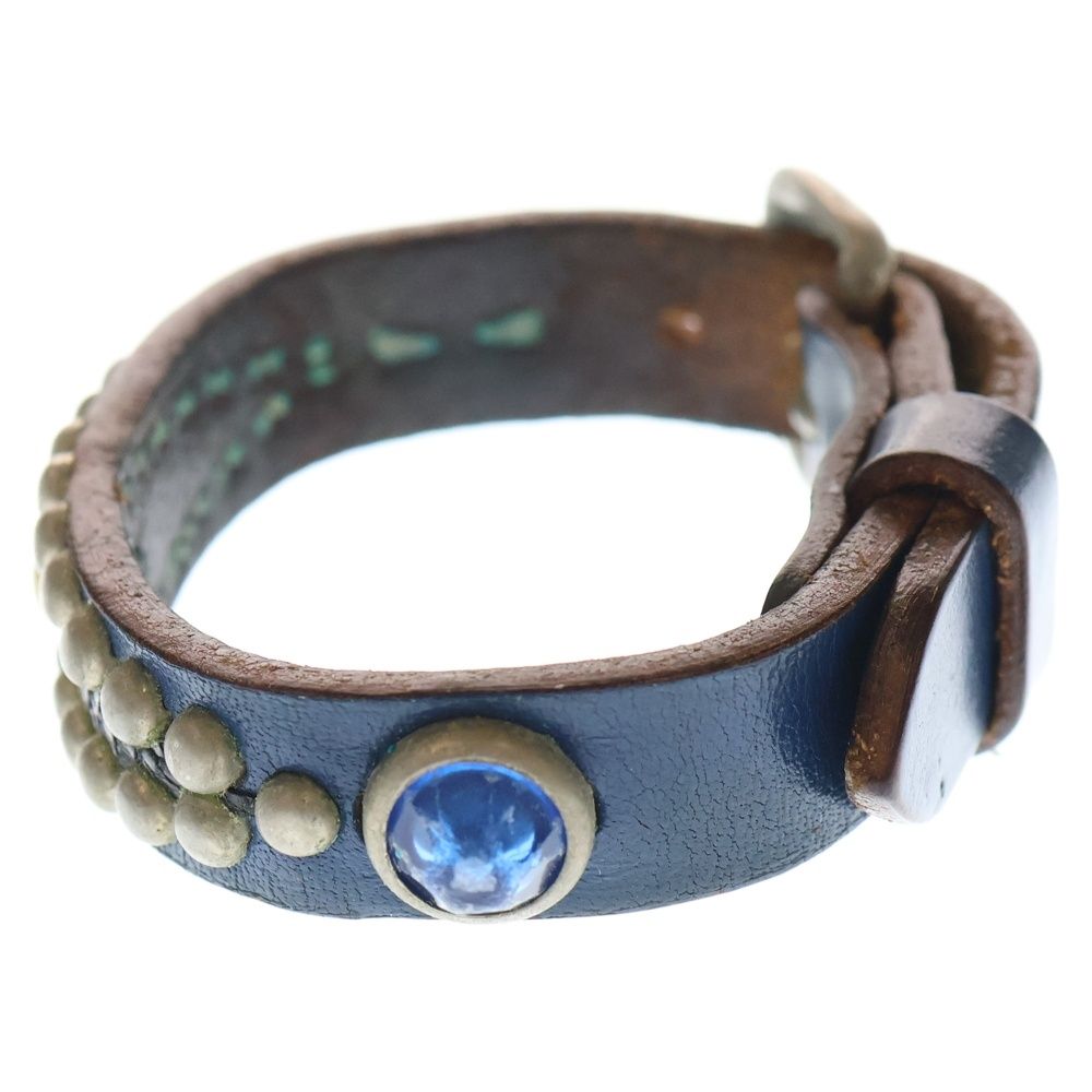 WOLF'S HEAD (ウルフズヘッド) 15mm スタッズ レザー ブレスレット