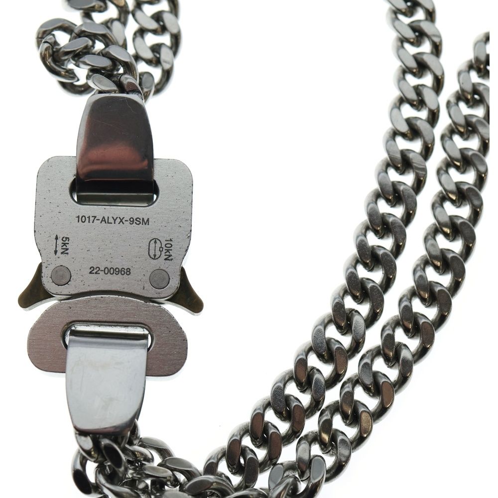 1017 ALYX 9SM (アリクス) バックルデザイン チェーン ネックレス
