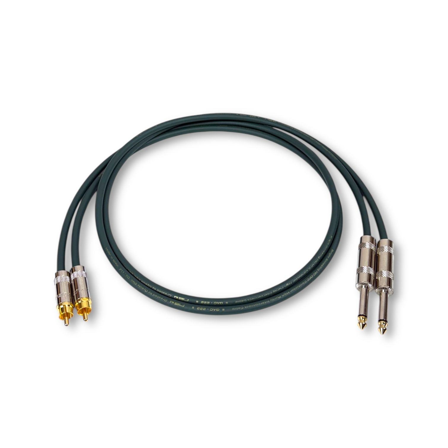 OYAIDE QAC-222 RCA TS フォン ケーブル 1m 2本セット - メルカリ