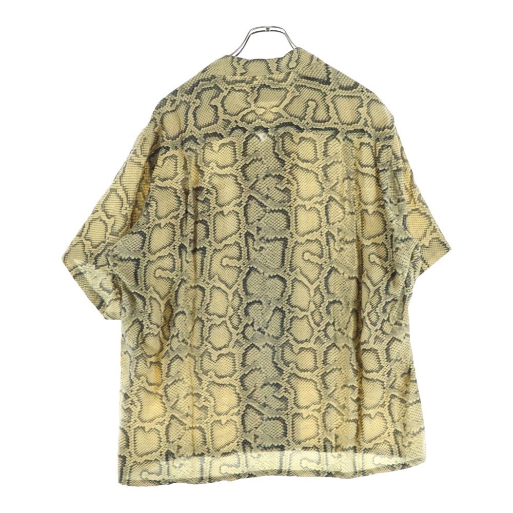 Lワコマリア　オープンカラーシャツ　パイソン　python Lワコマリア オープンカラーシャツ パイソン python WACKO MARIA