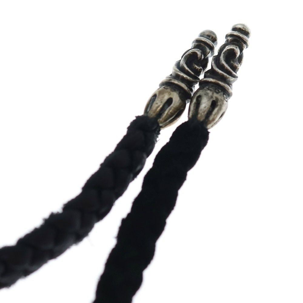 CHROME HEARTS (クロムハーツ) LEATHER BRAID スクロールレザー