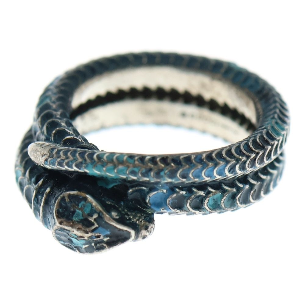 GUCCI (グッチ) ガーデンスネーク リング ブルー - メルカリ