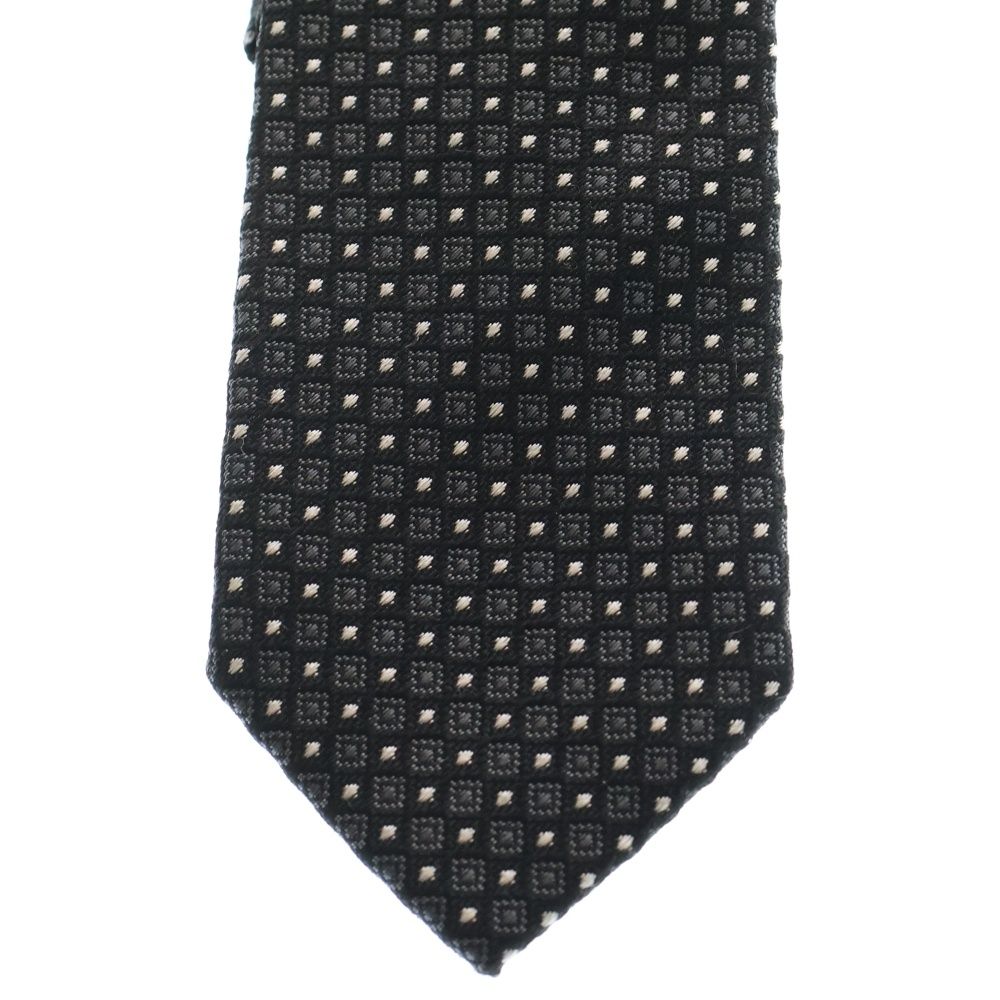 DOLCE & GABBANA (ドルチェアンドガッバーナ) 総柄 シルク ネクタイ