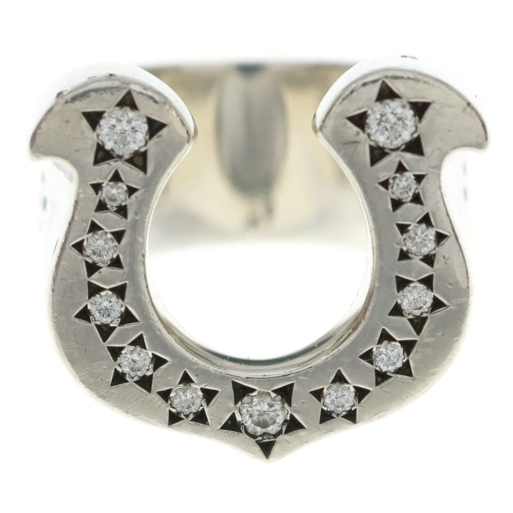 TENDERLOIN (テンダーロイン) T-H.S RING SILVER ホースシュー ダイヤ
