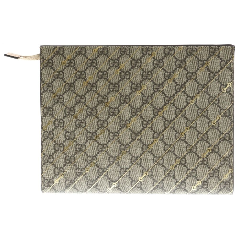 GUCCI グッチ ホースビット セカンドバッグ GGスプリームキャンバス ベージュ 774345