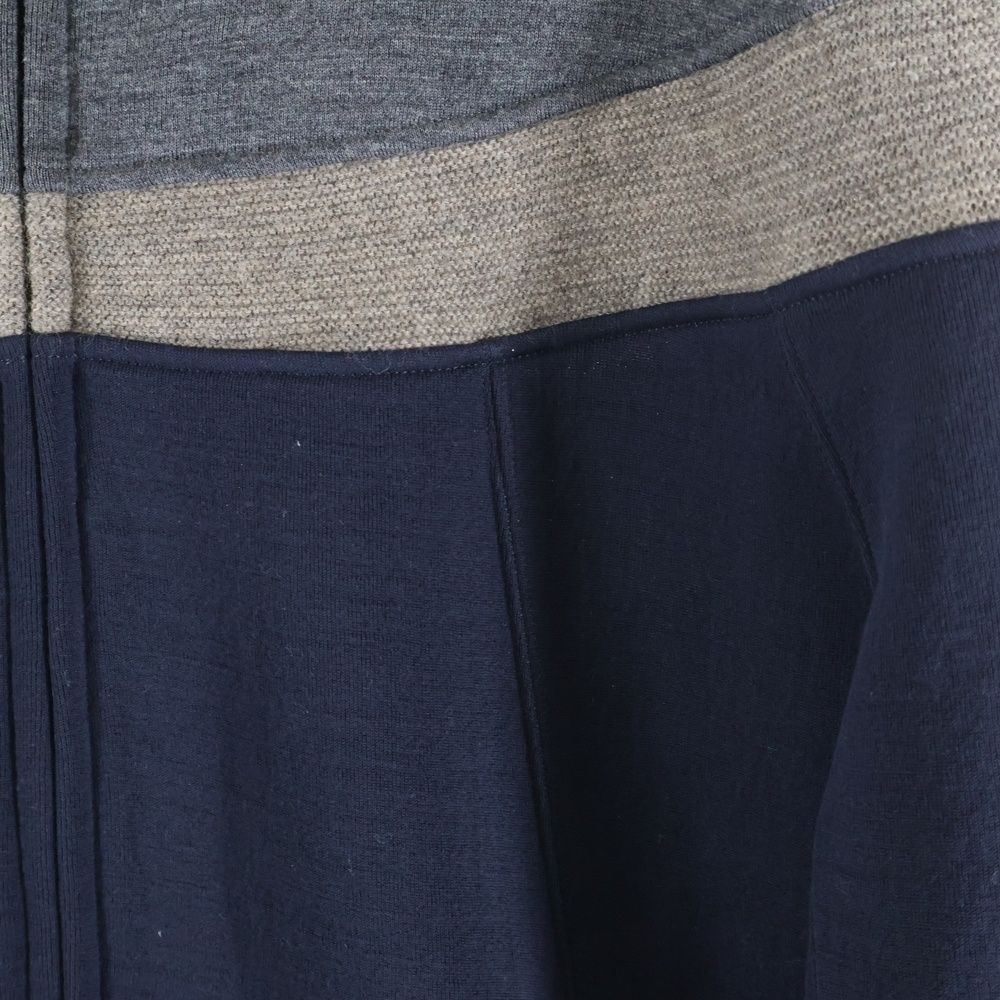 kolor (カラー) 14AW ダンボールニット切り替え ジップアップ ウール 