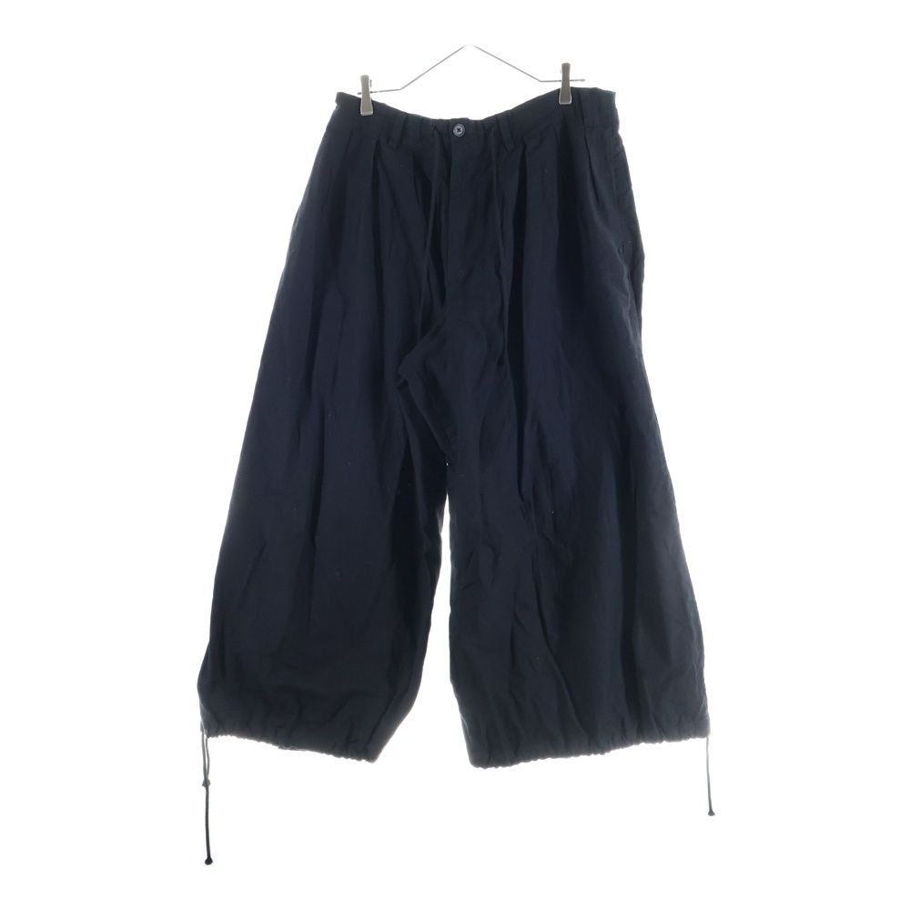 s'yte (サイト) コットンバルーンサルエルパンツ ブラック UY-P10-002