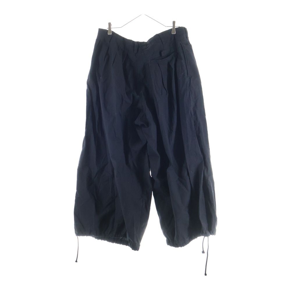 s'yte (サイト) コットンバルーンサルエルパンツ ブラック UY-P10-002